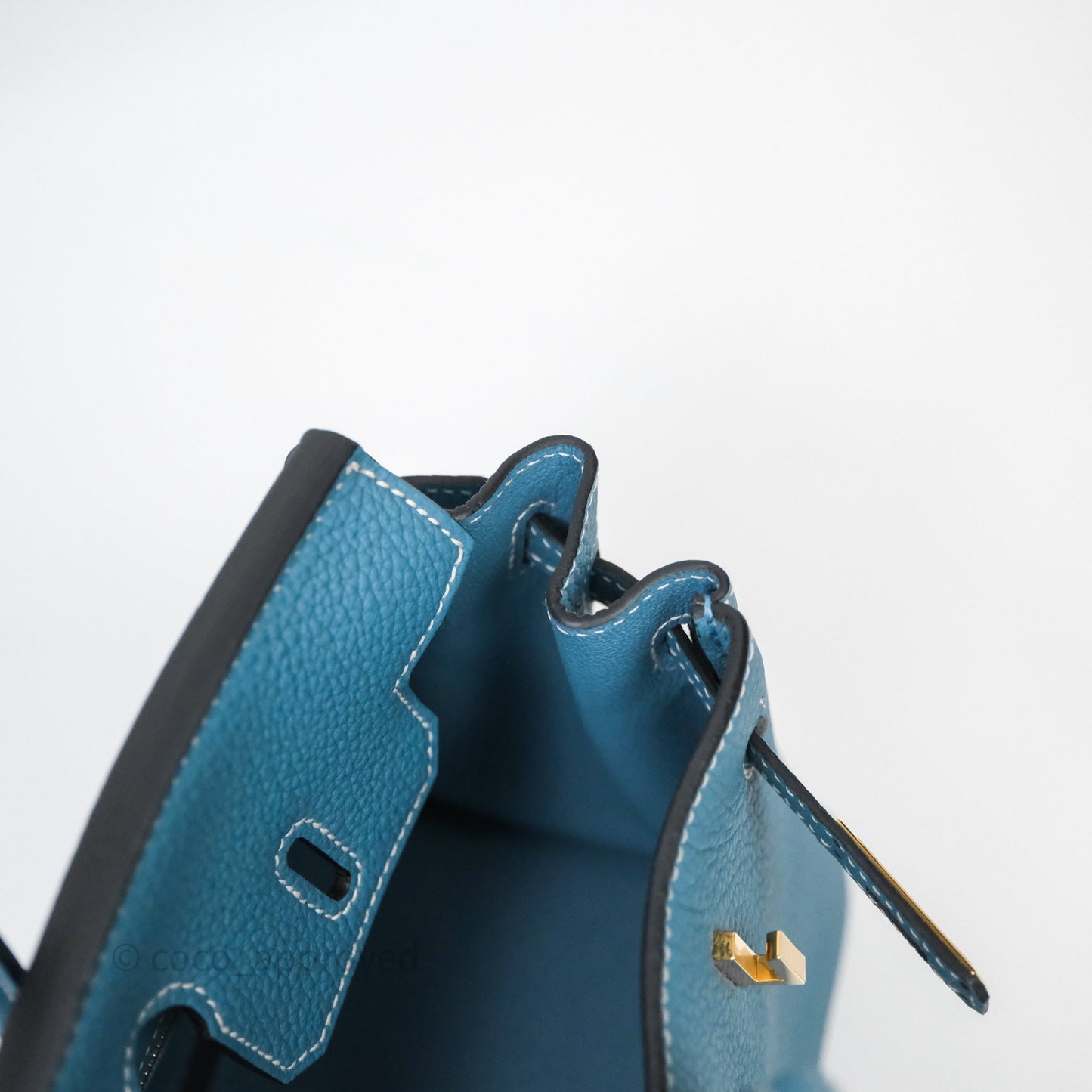 Hermès Birkin 25 Blue Jeans 75 Togo Gold Hardware