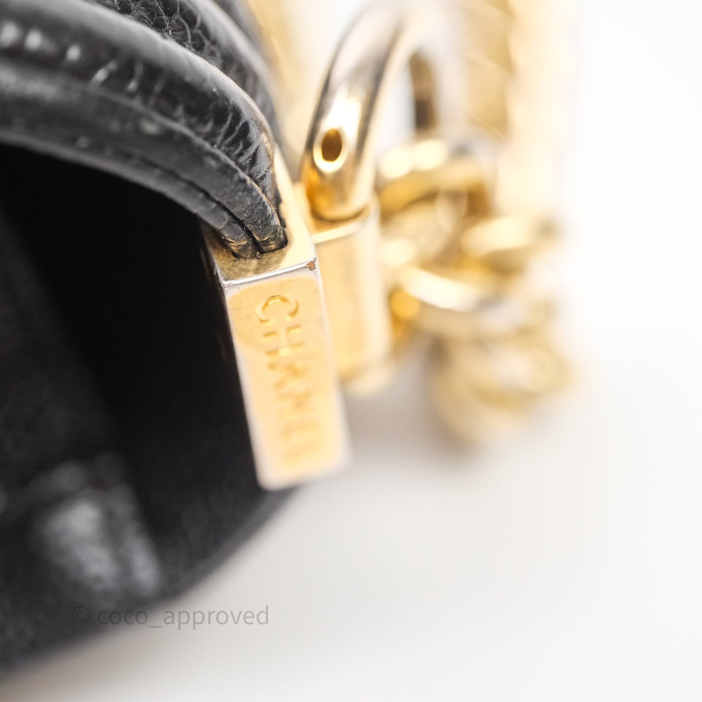 Chanel Small Boy Black Caviar Gold Hardware