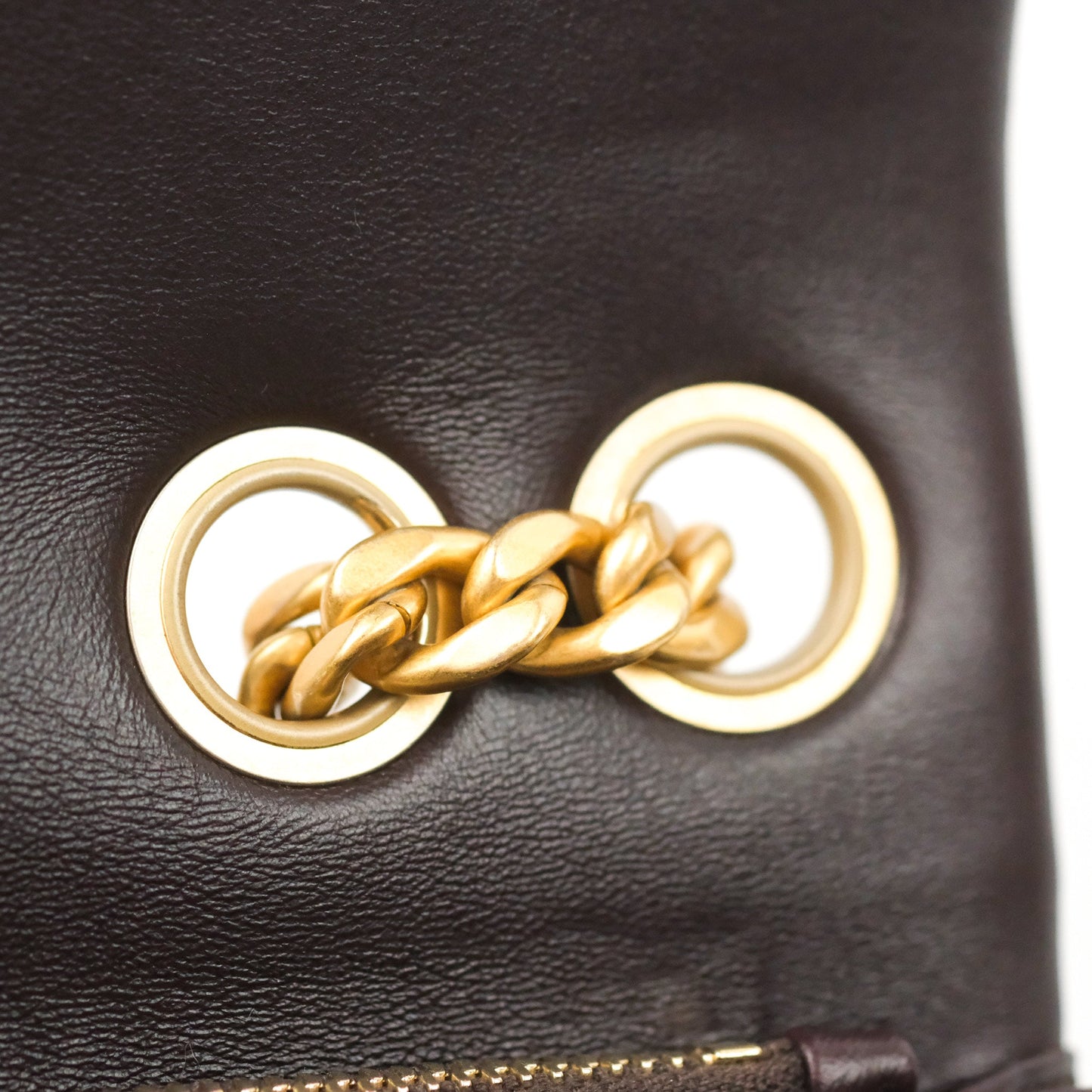 Chanel Flap Bag with Adjustable Strap Dark Brown Lambskin Aged Gold Hardware 22K
