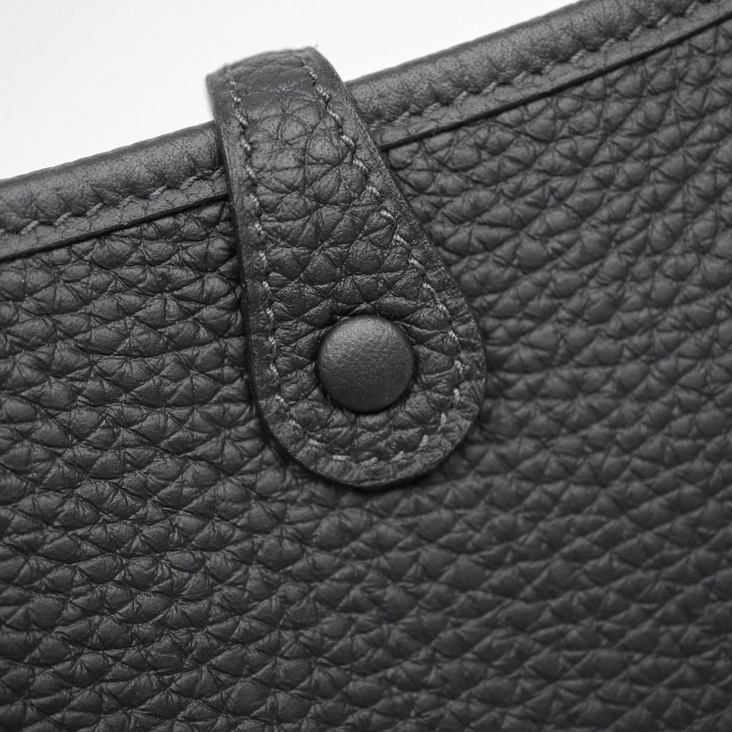 Hermès Mini Evelyne 16 Caban 3Y Clemence Palladium Hardware