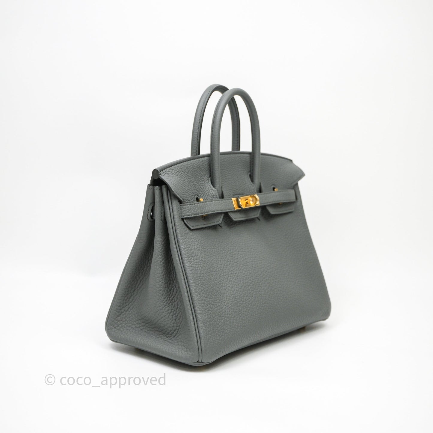Hermès Birkin 25 Vert Amande 63 Togo Gold Hardware
