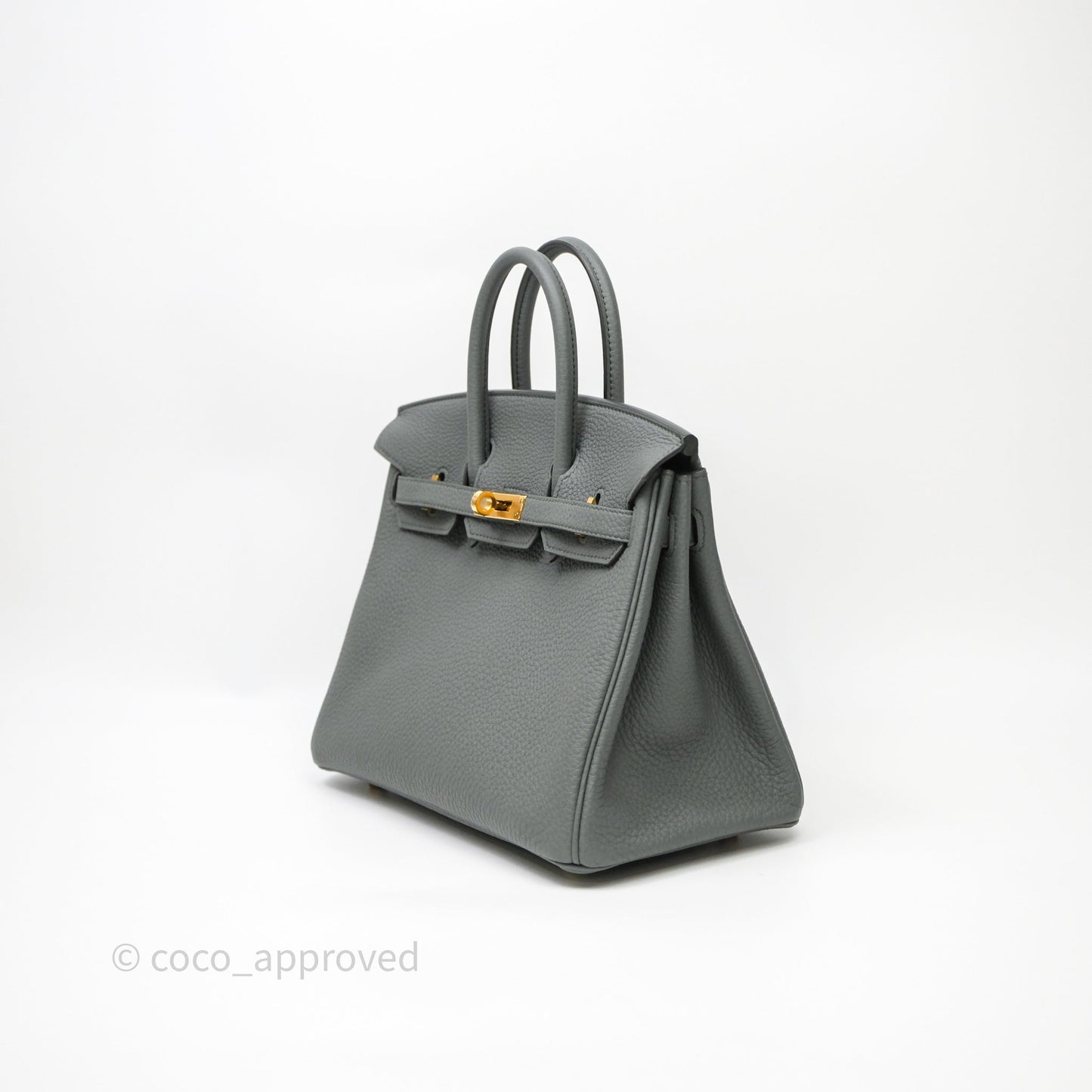 Hermès Birkin 25 Vert Amande 63 Togo Gold Hardware