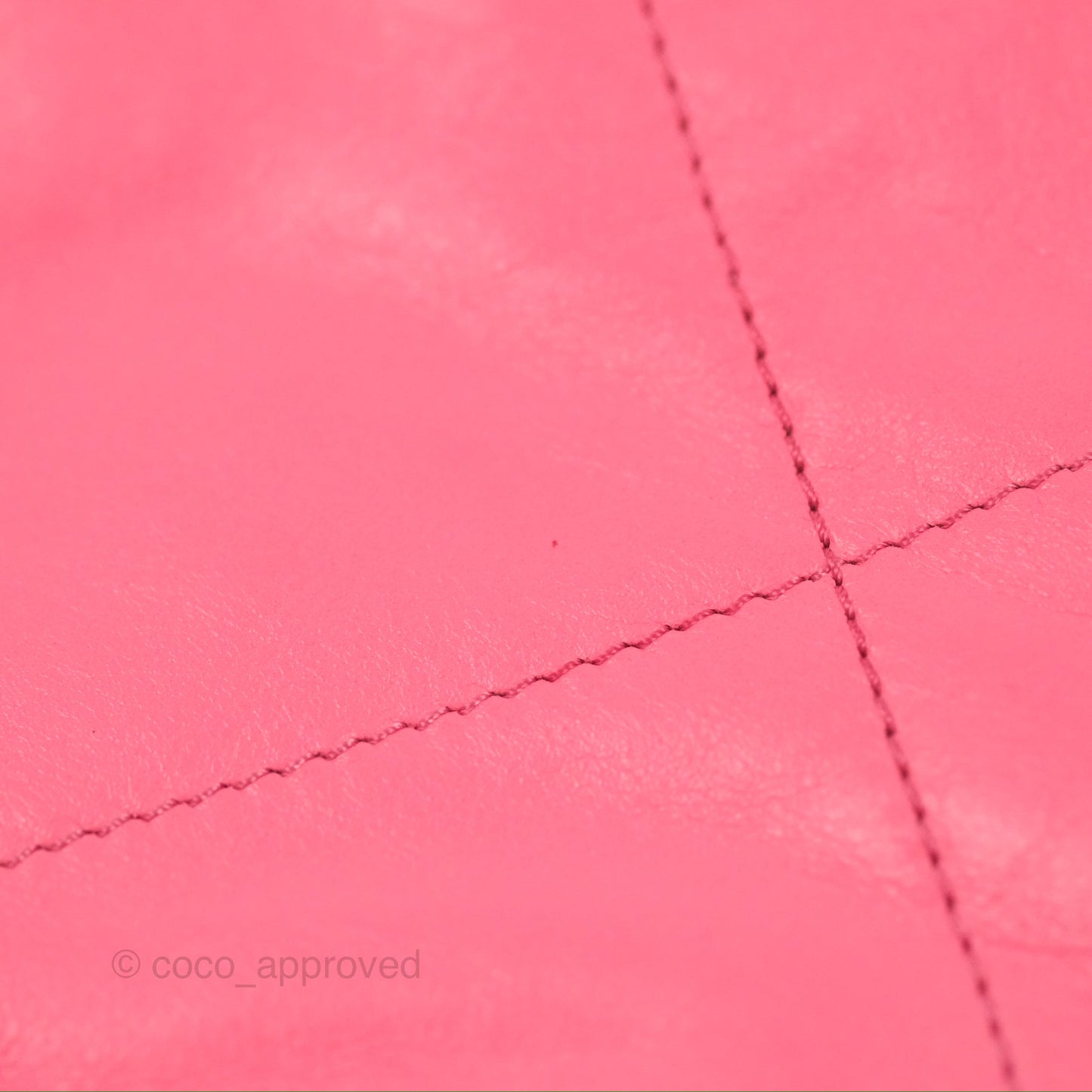 Chanel 22 Small Pink Shiny Calfskin Aged Gold Hardware