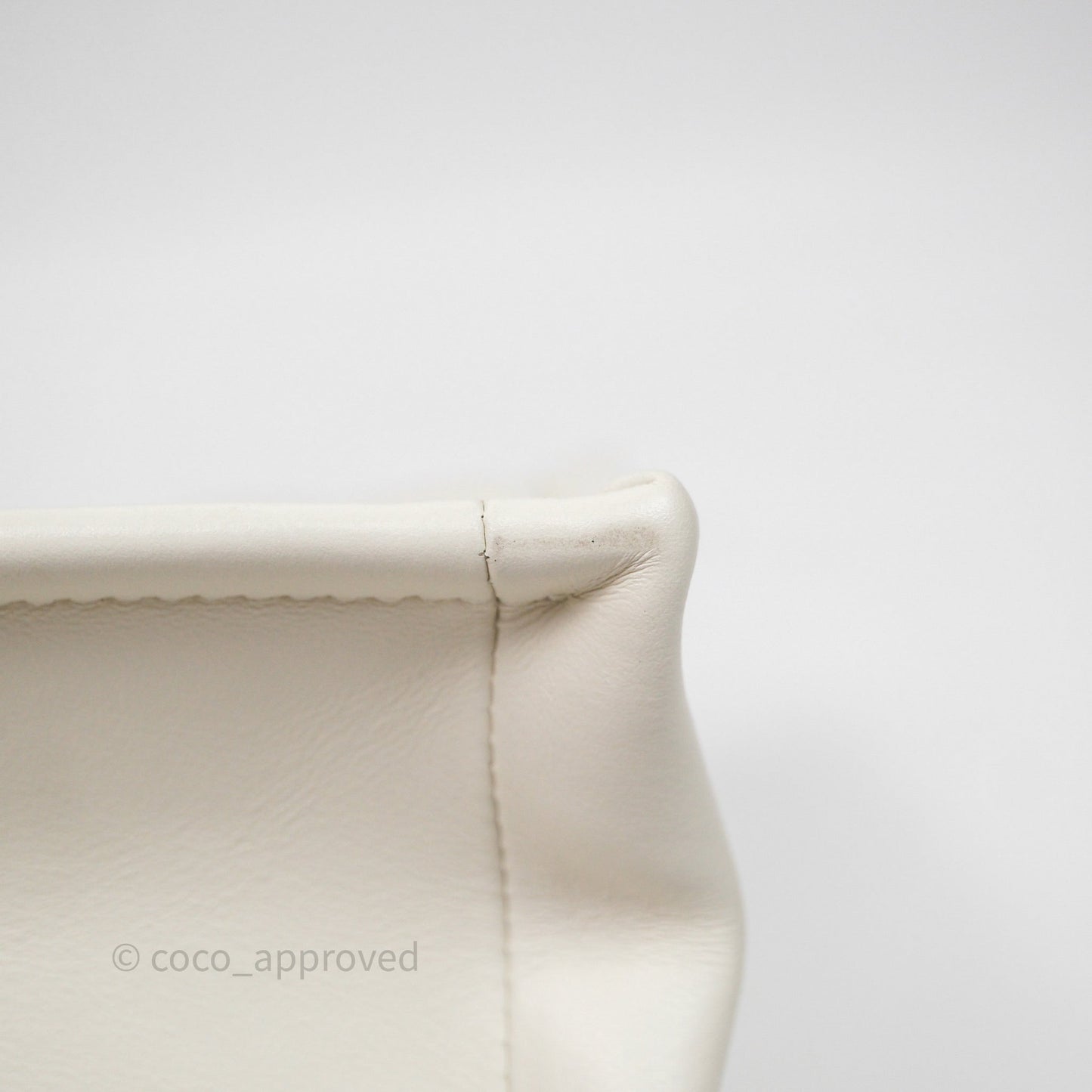 Christian Dior Mini Dior Book Tote Latte Macrocannage Calfskin Gold Hardware