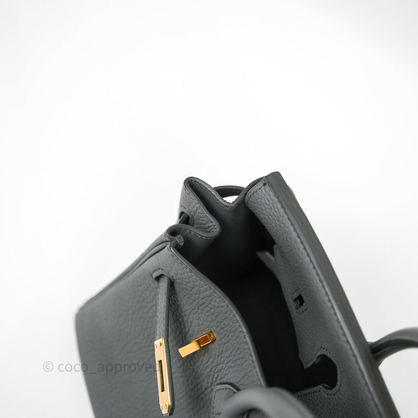 Hermès Birkin 25 Vert Amande 63 Togo Gold Hardware