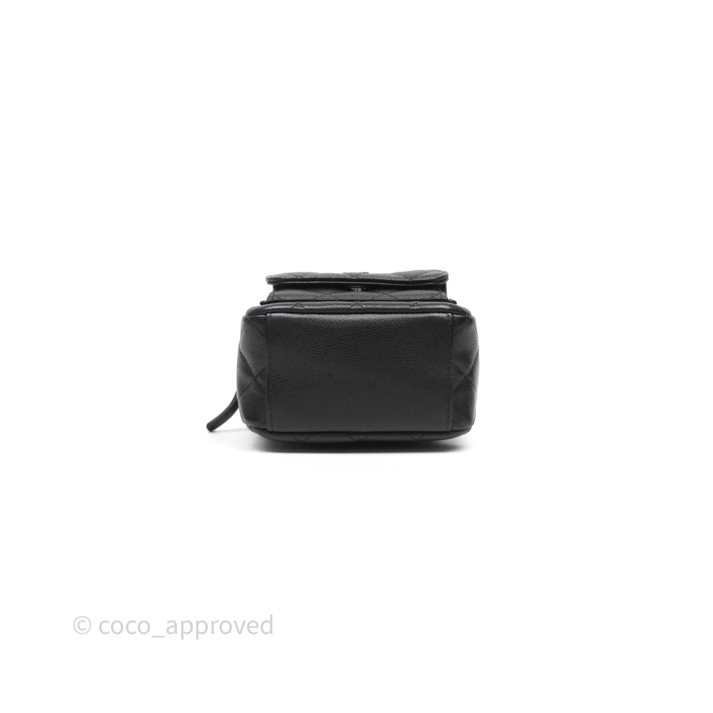 Chanel Classic Mini Backpack Black Caviar Gold Hardware