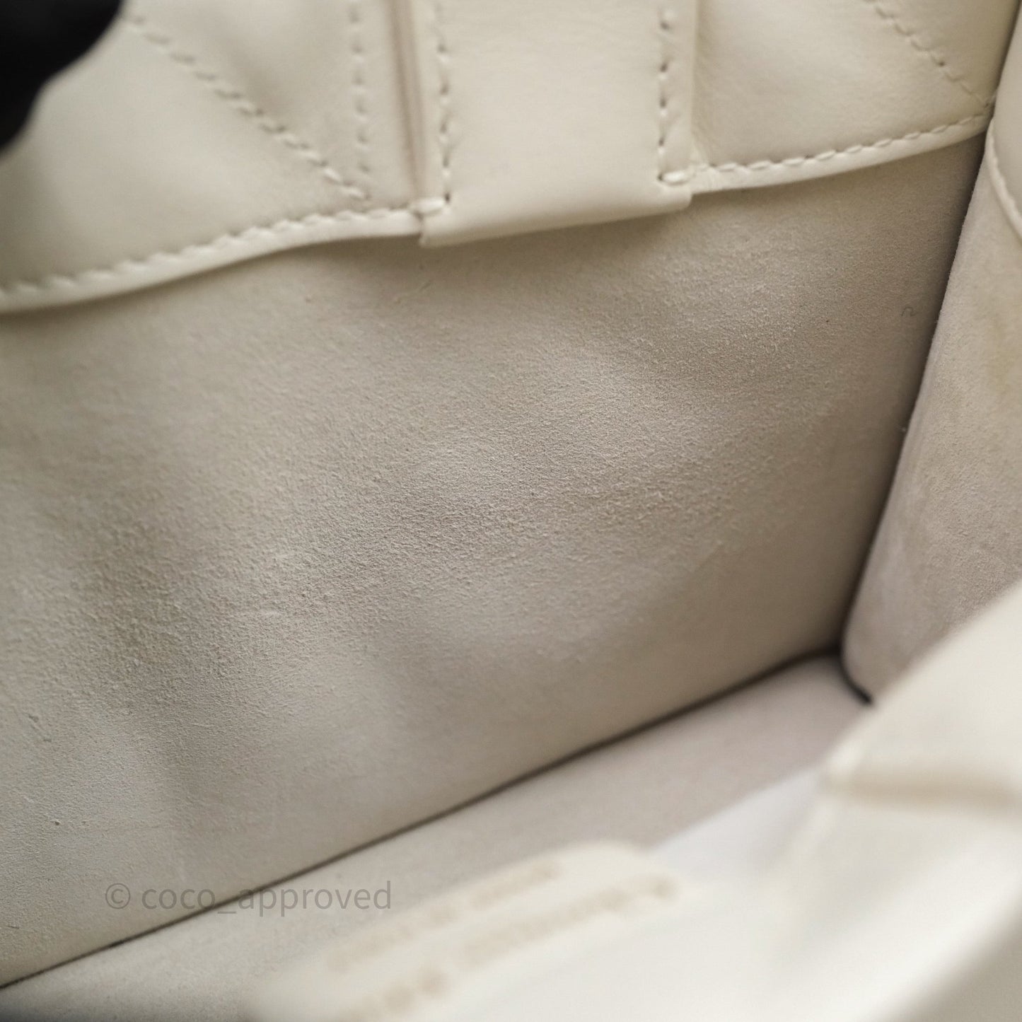 Christian Dior Mini Dior Book Tote Latte Macrocannage Calfskin Gold Hardware
