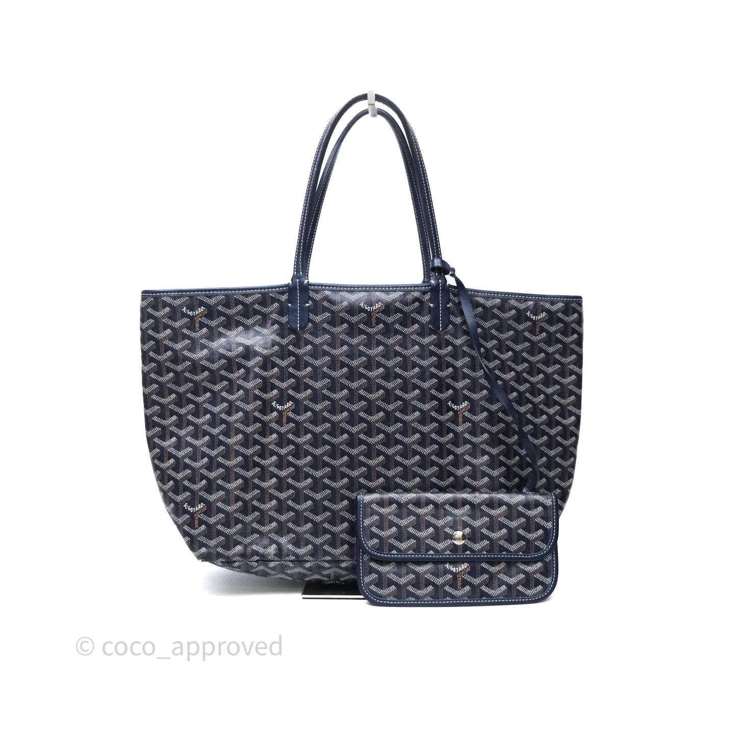 Goyard St Louis Tote PM Navy
