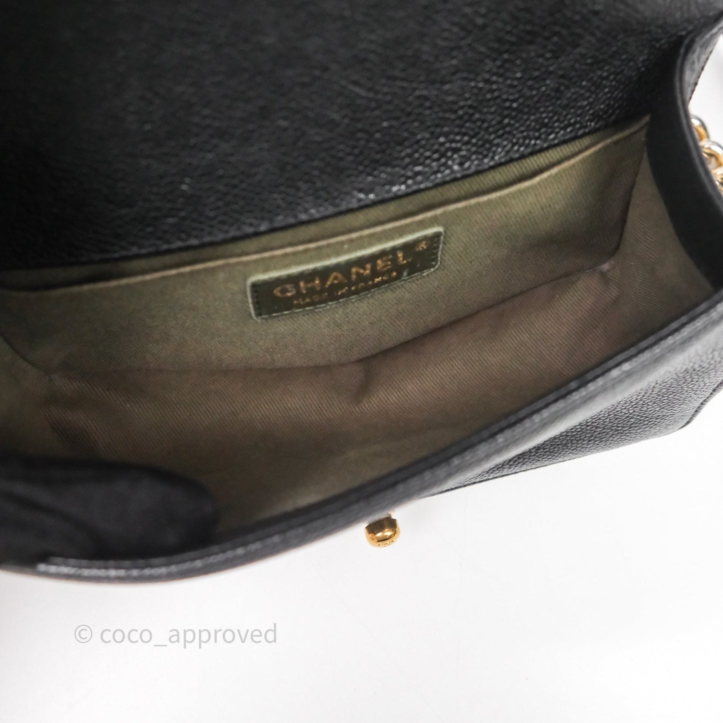 Chanel Small Boy Black Caviar Gold Hardware