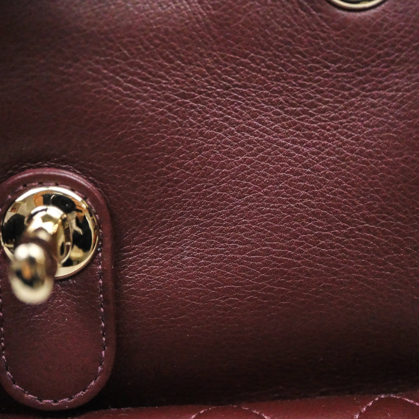 Chanel Quilted Large Duma Drawstring Backpack Bordeaux Calfskin Light Gold Hardware