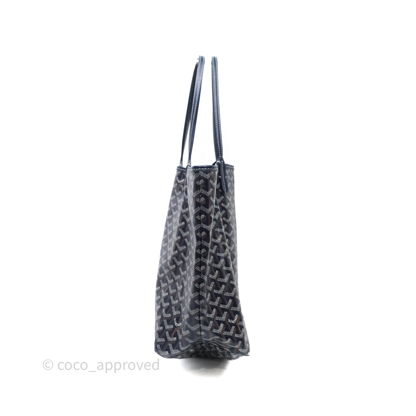 Goyard St Louis Tote PM Navy