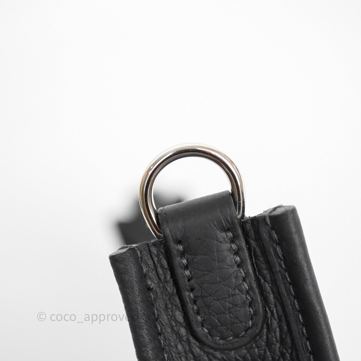 Hermès Mini Evelyne 16 Caban 3Y Clemence Palladium Hardware