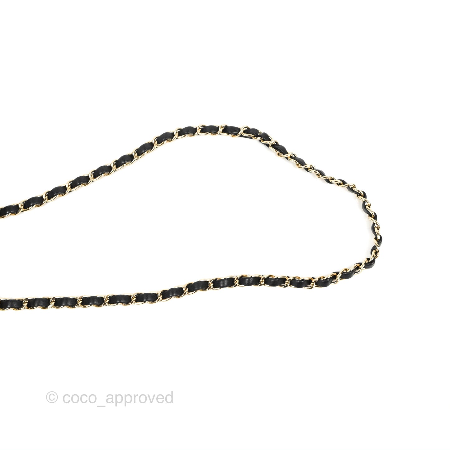 Chanel Vanity with Chain Crochet Black Lambskin Gold Hardware
