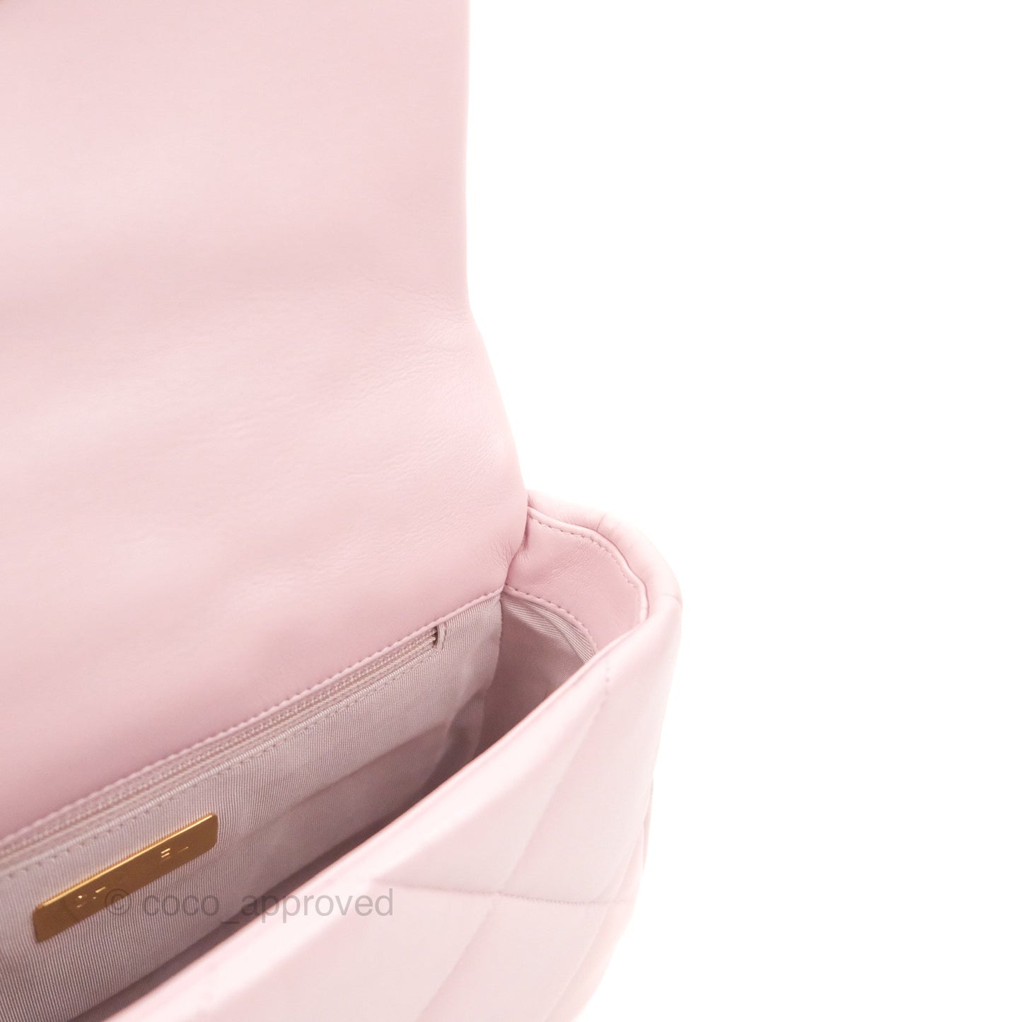 Chanel 19 Small Rose Clair Lambskin Mixed Hardware 21S