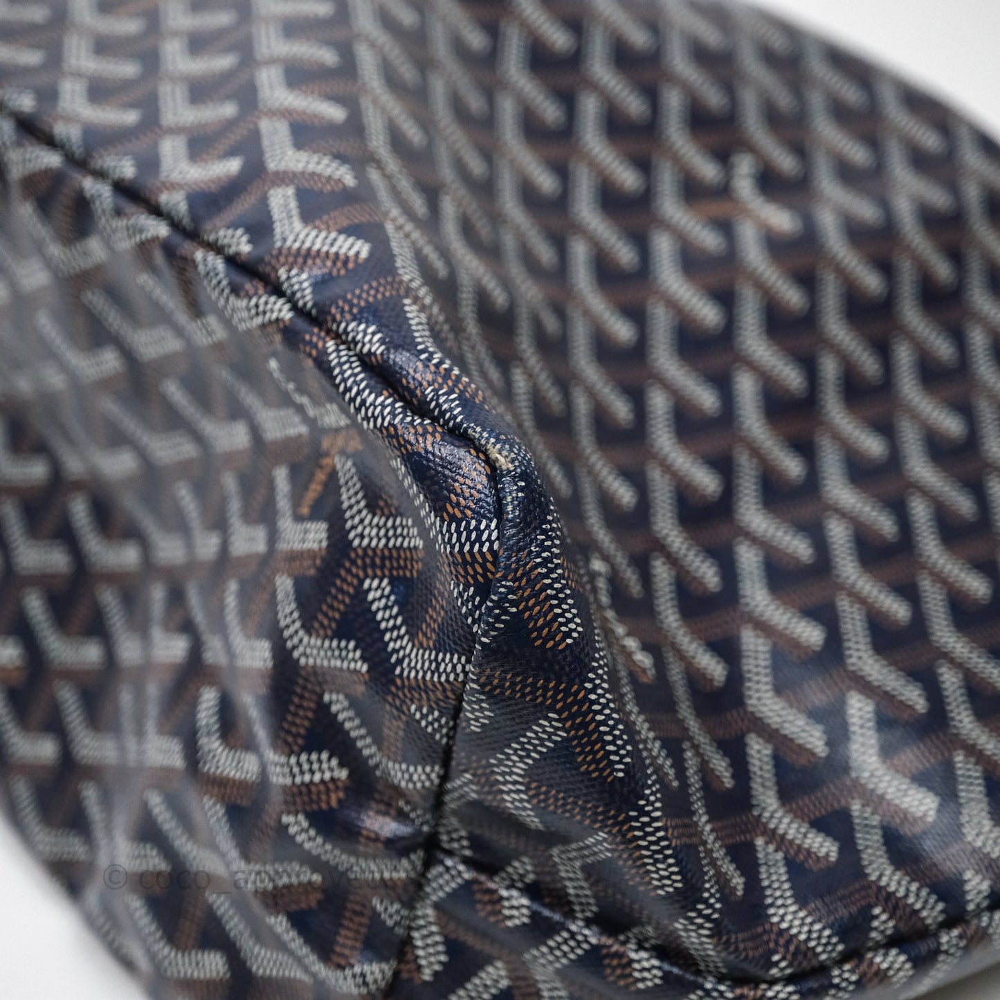 Goyard St Louis Tote PM Navy