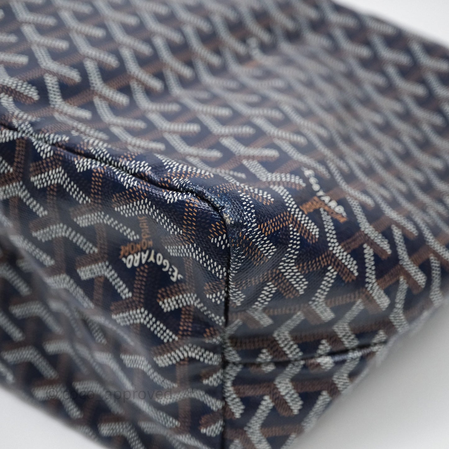 Goyard St Louis Tote PM Navy