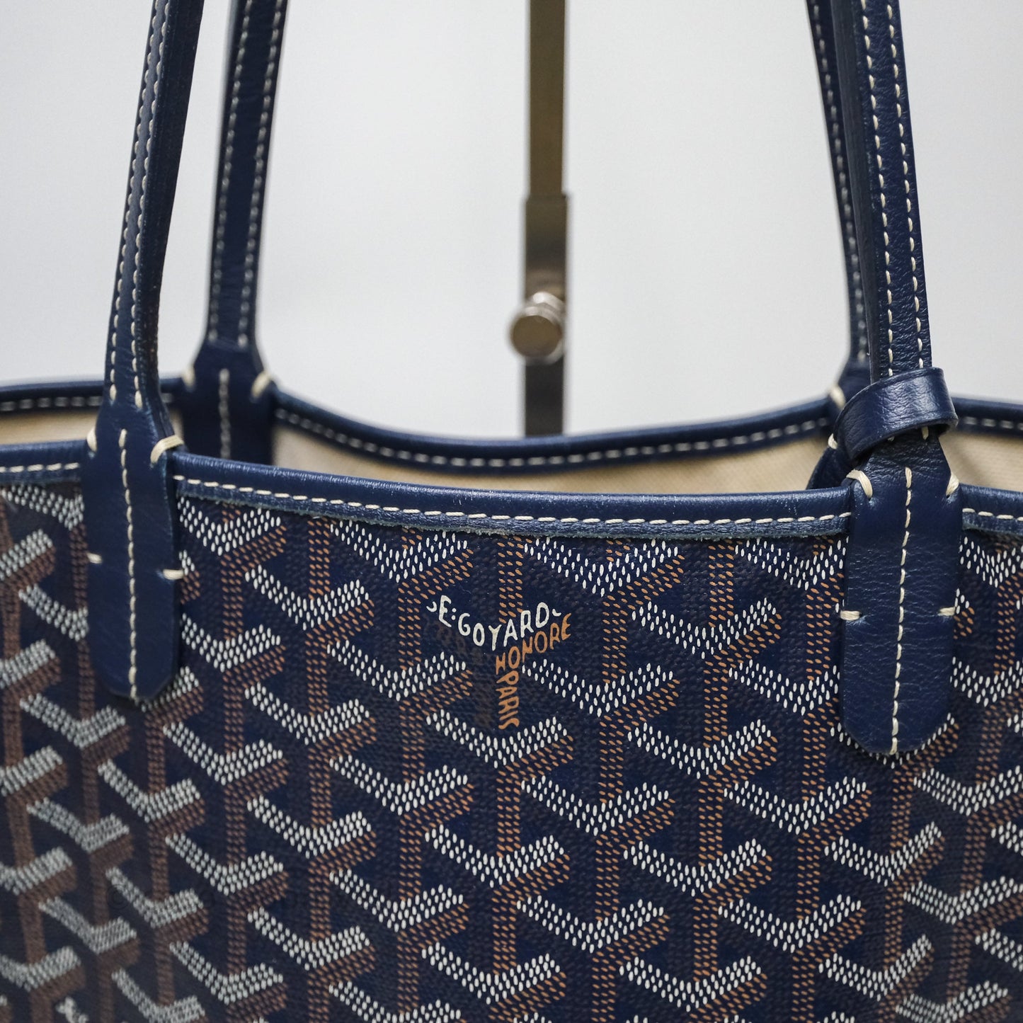 Goyard St Louis Tote PM Navy
