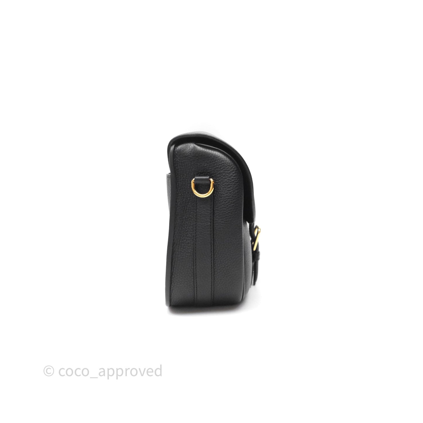 Christian Dior Large Bobby Flap Black Grained Calfskin