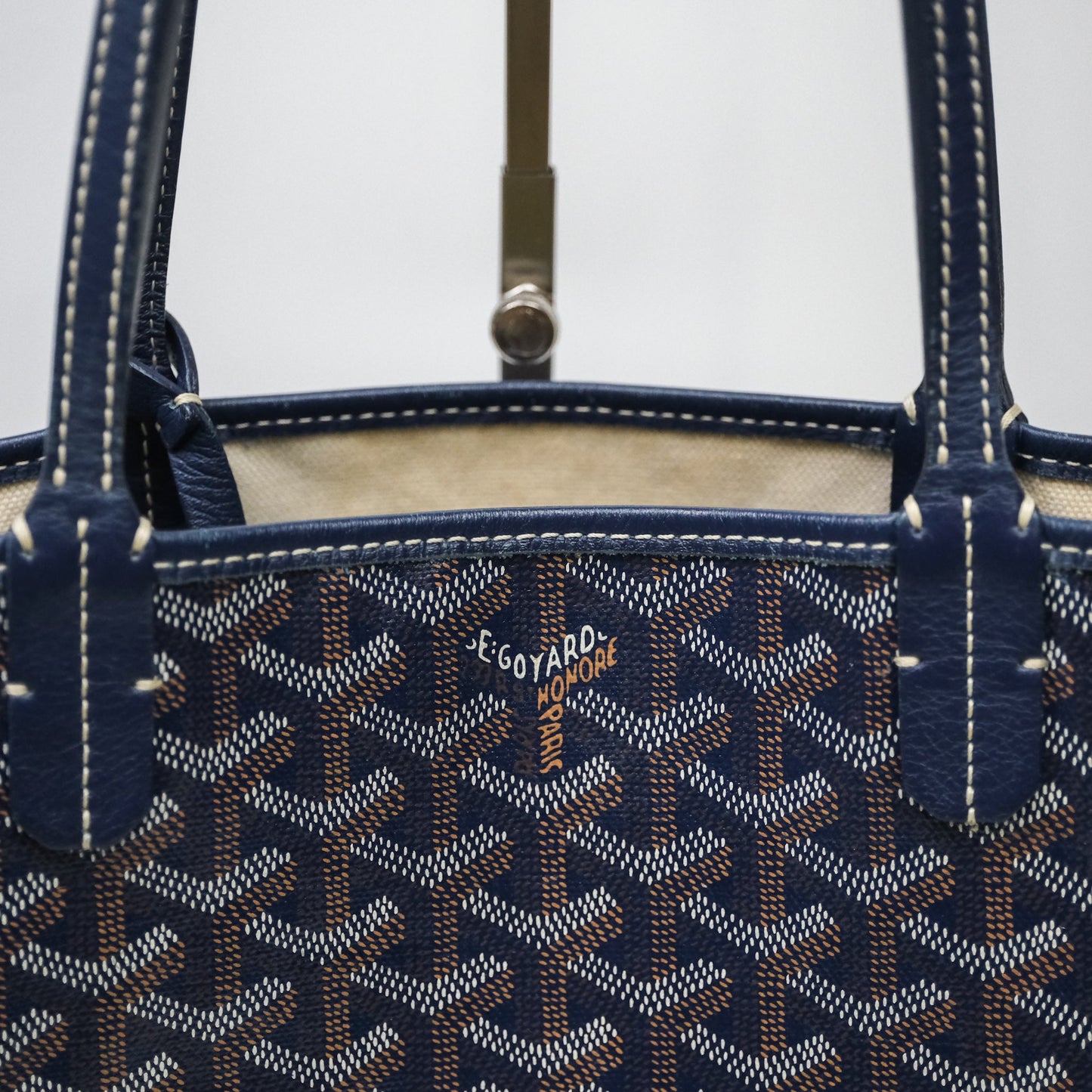 Goyard St Louis Tote PM Navy