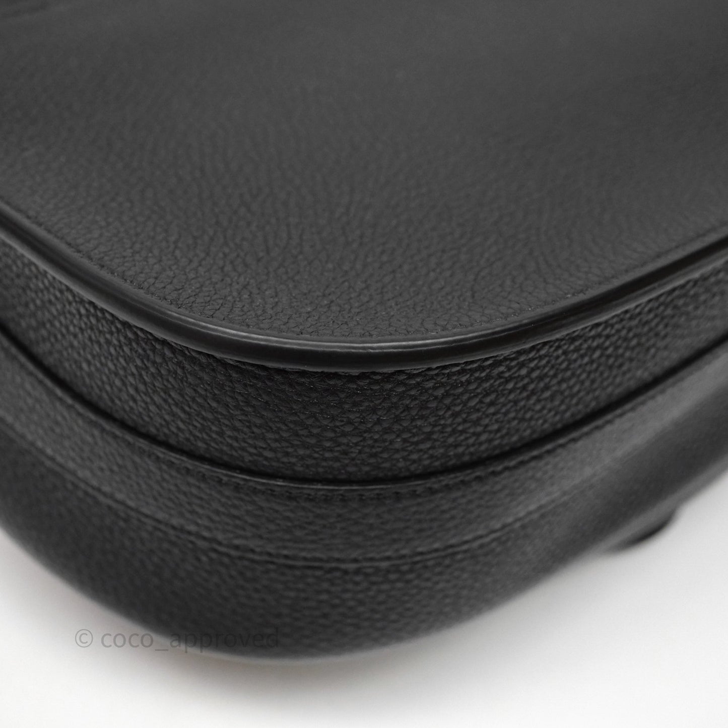 Christian Dior Large Bobby Flap Black Grained Calfskin