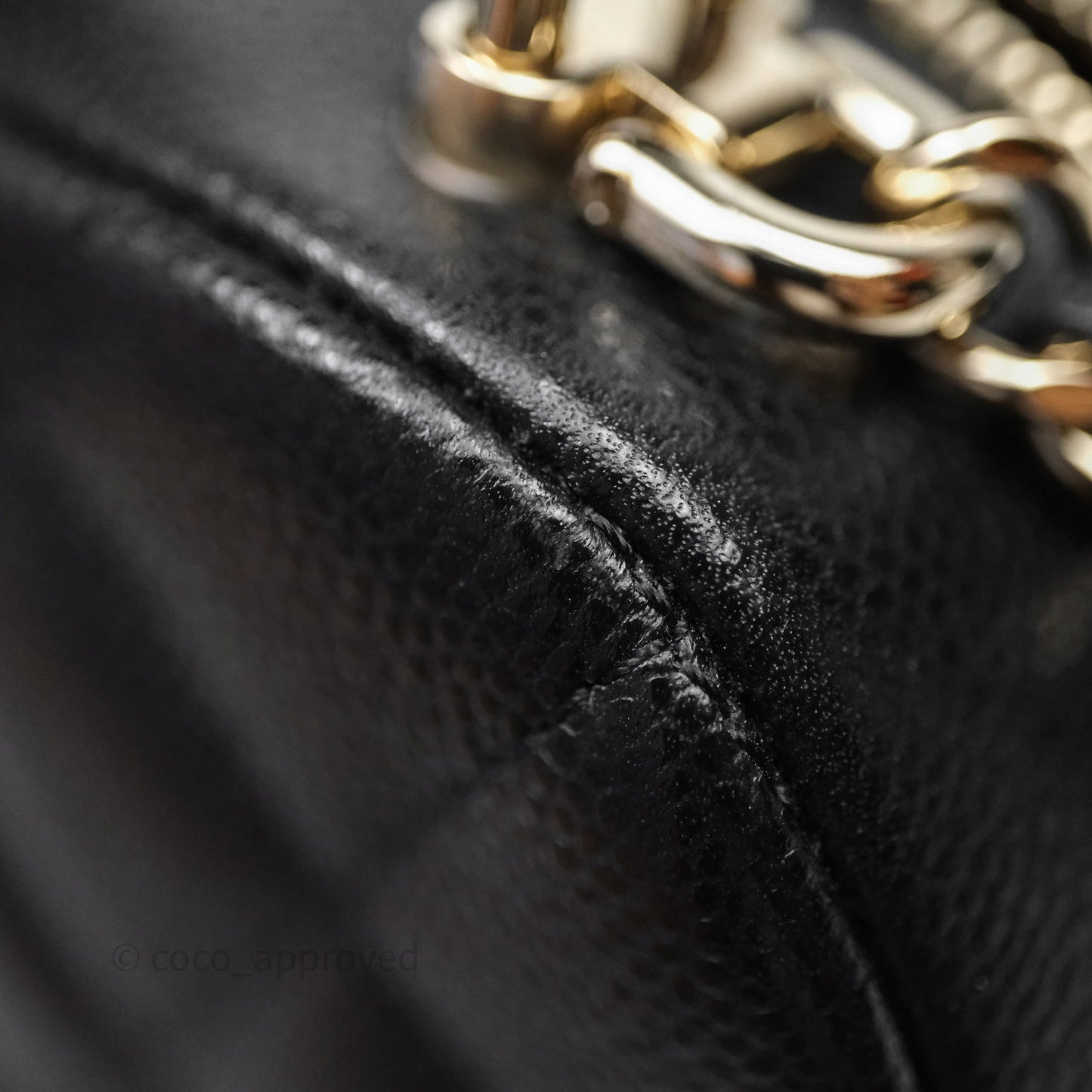 Chanel Classic Mini Backpack Black Caviar Gold Hardware