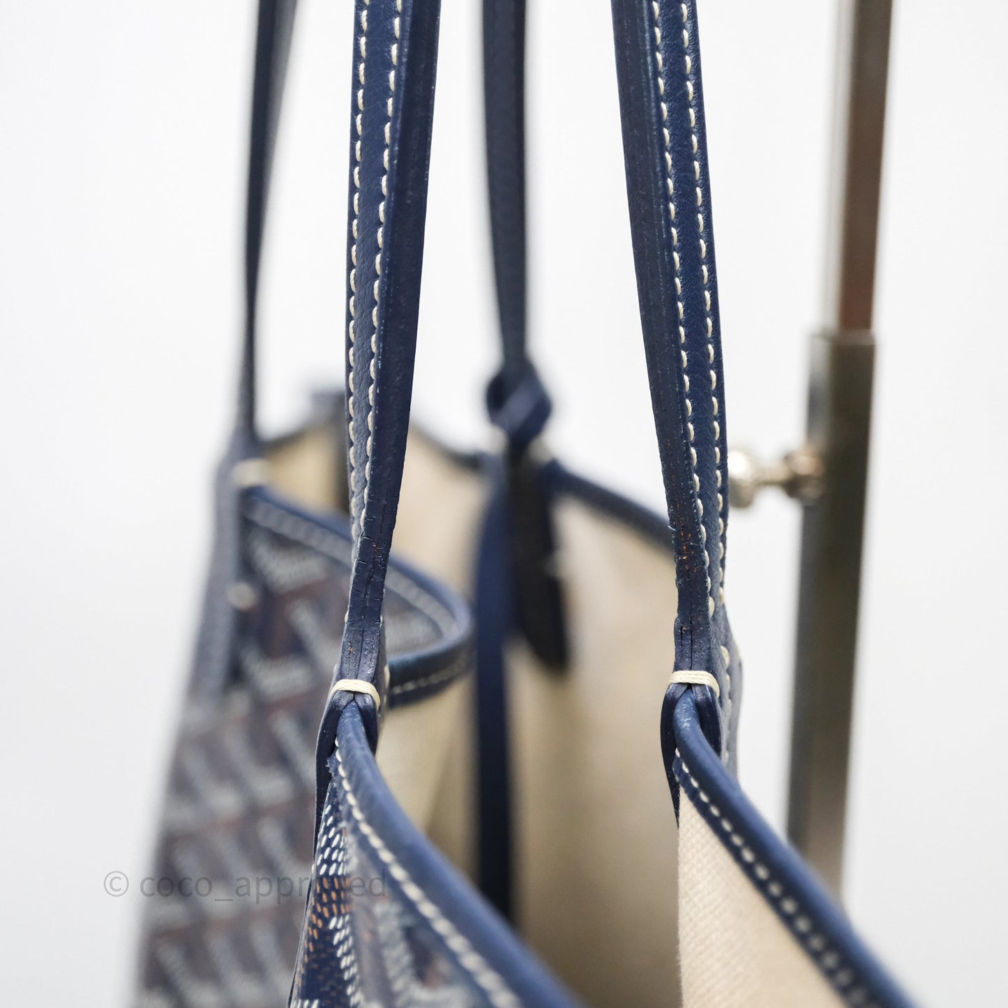 Goyard St Louis Tote PM Navy