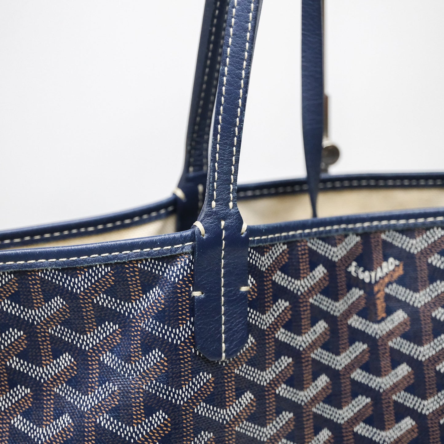 Goyard St Louis Tote PM Navy
