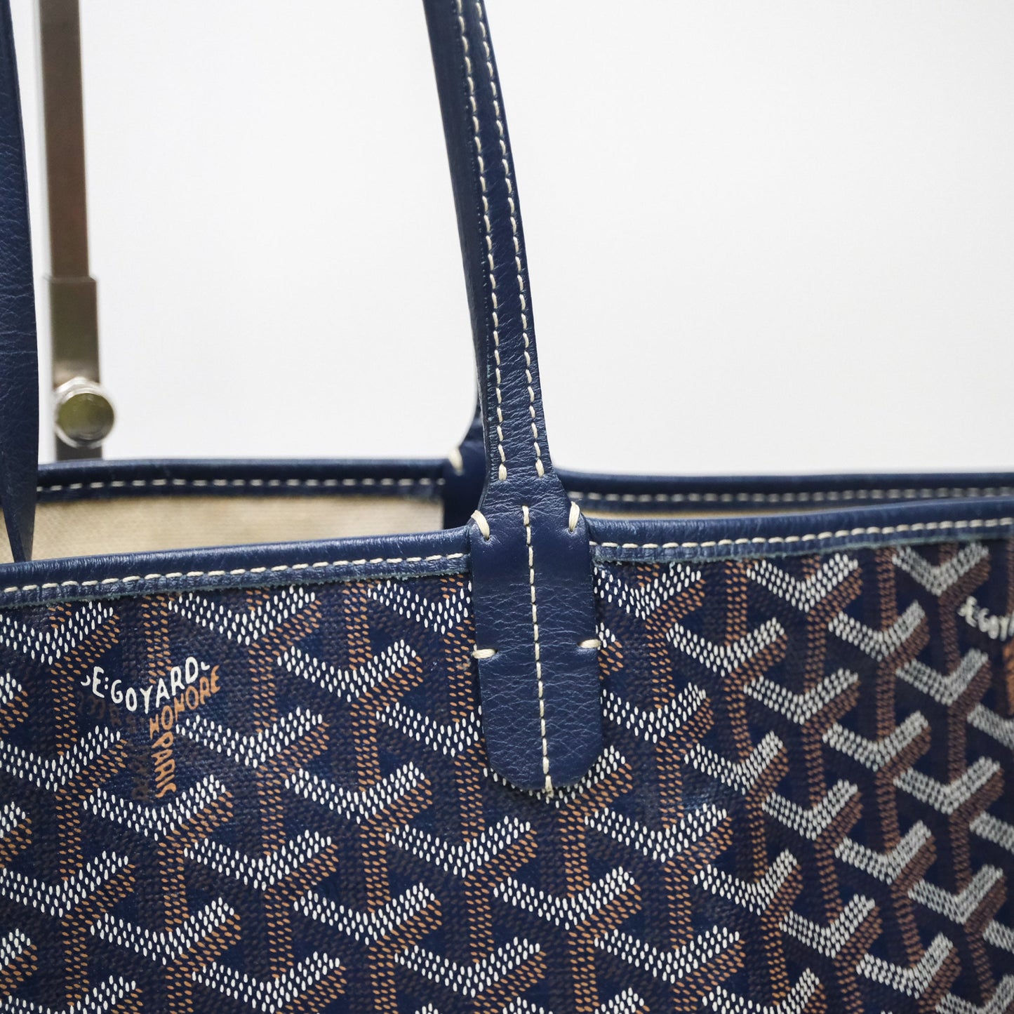 Goyard St Louis Tote PM Navy