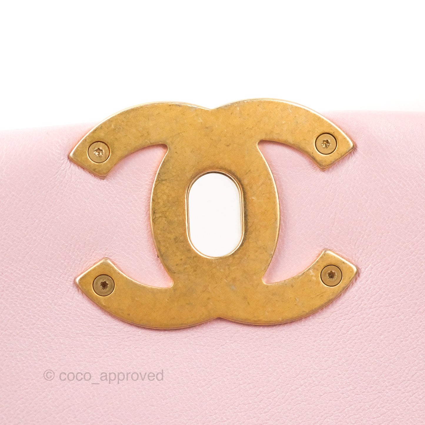 Chanel 19 Small Rose Clair Lambskin Mixed Hardware 21S