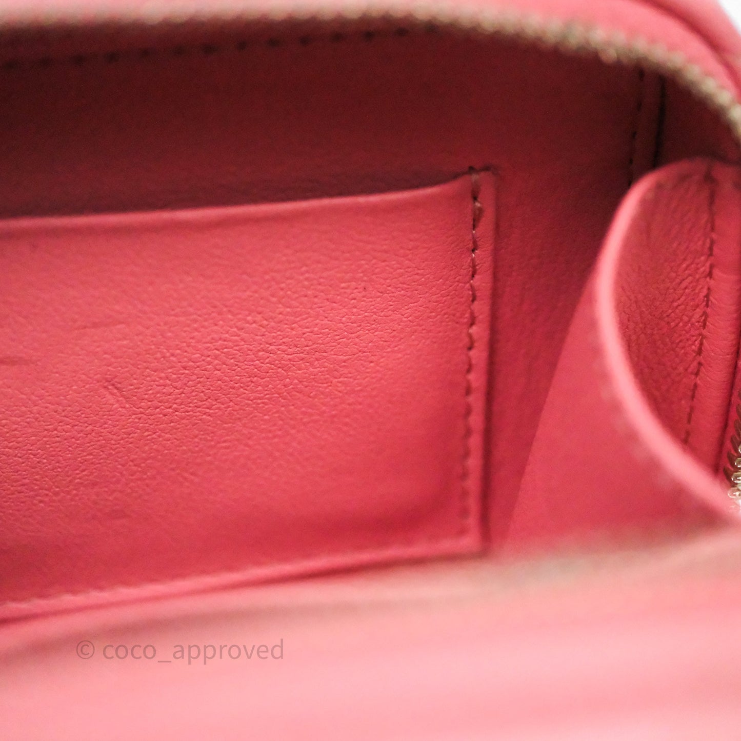 Chanel Top Handle Vanity Case Pink Lambskin Aged Gold Hardware