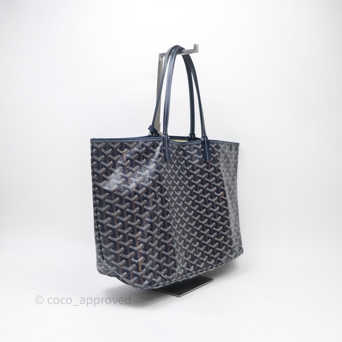 Goyard St Louis Tote PM Navy