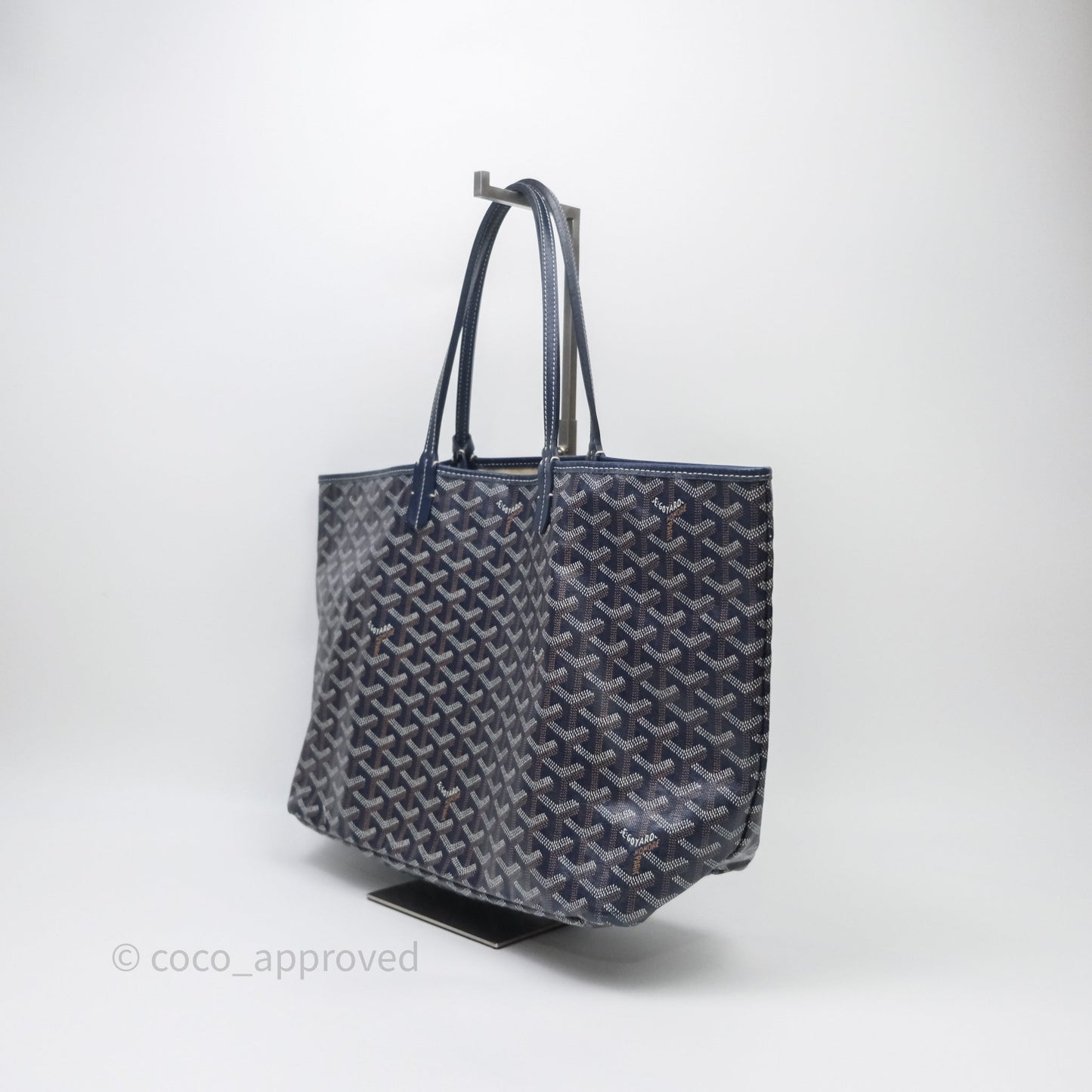 Goyard St Louis Tote PM Navy