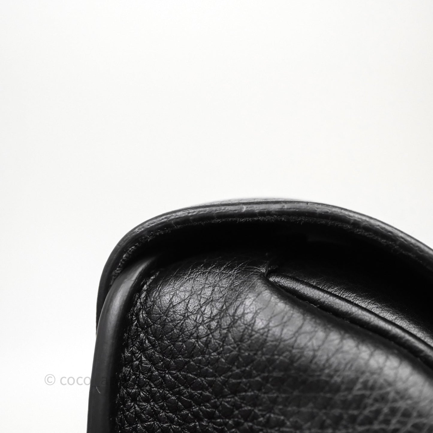 Christian Dior Large Bobby Flap Black Grained Calfskin