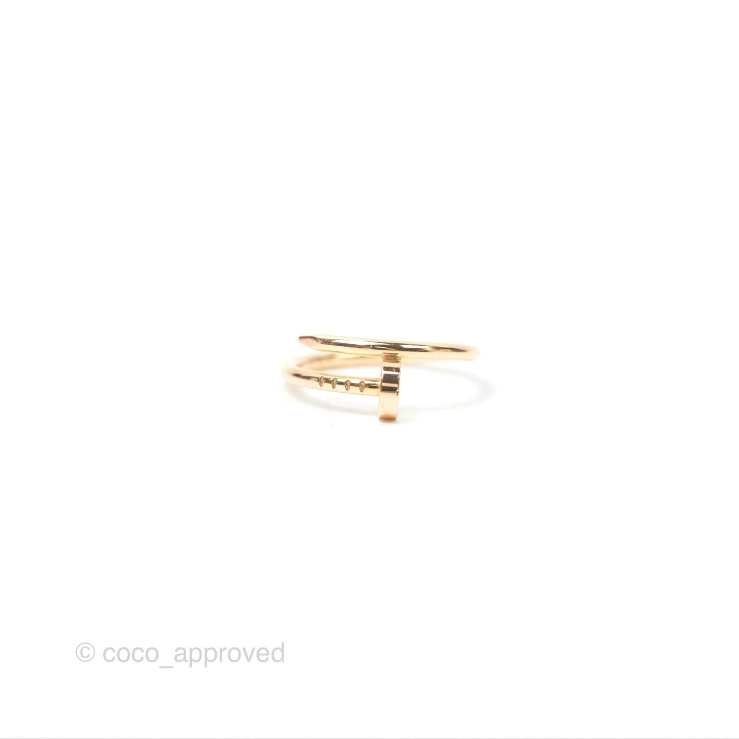 Cartier Love Band & Small Juste Un Clou Ring Set Rose Gold