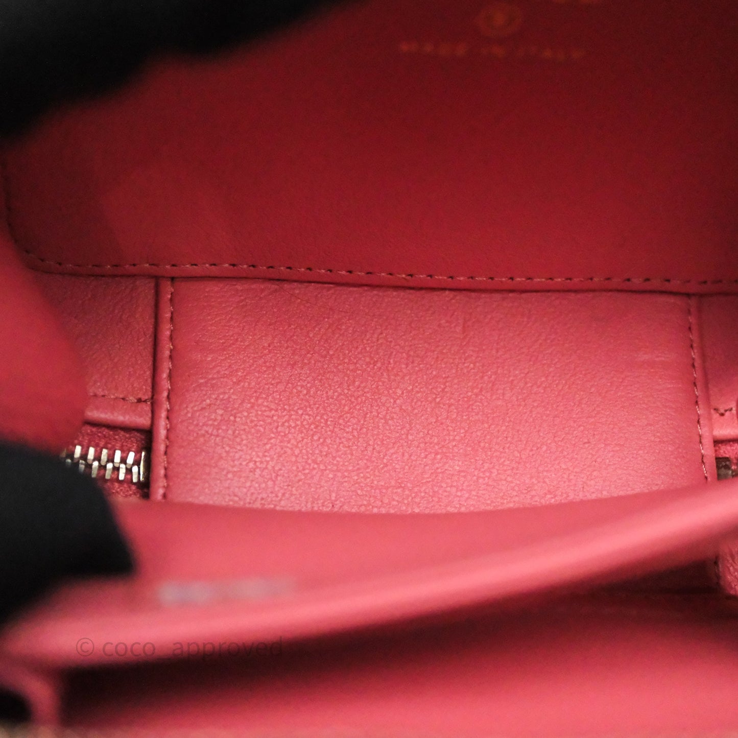 Chanel Top Handle Vanity Case Pink Lambskin Aged Gold Hardware