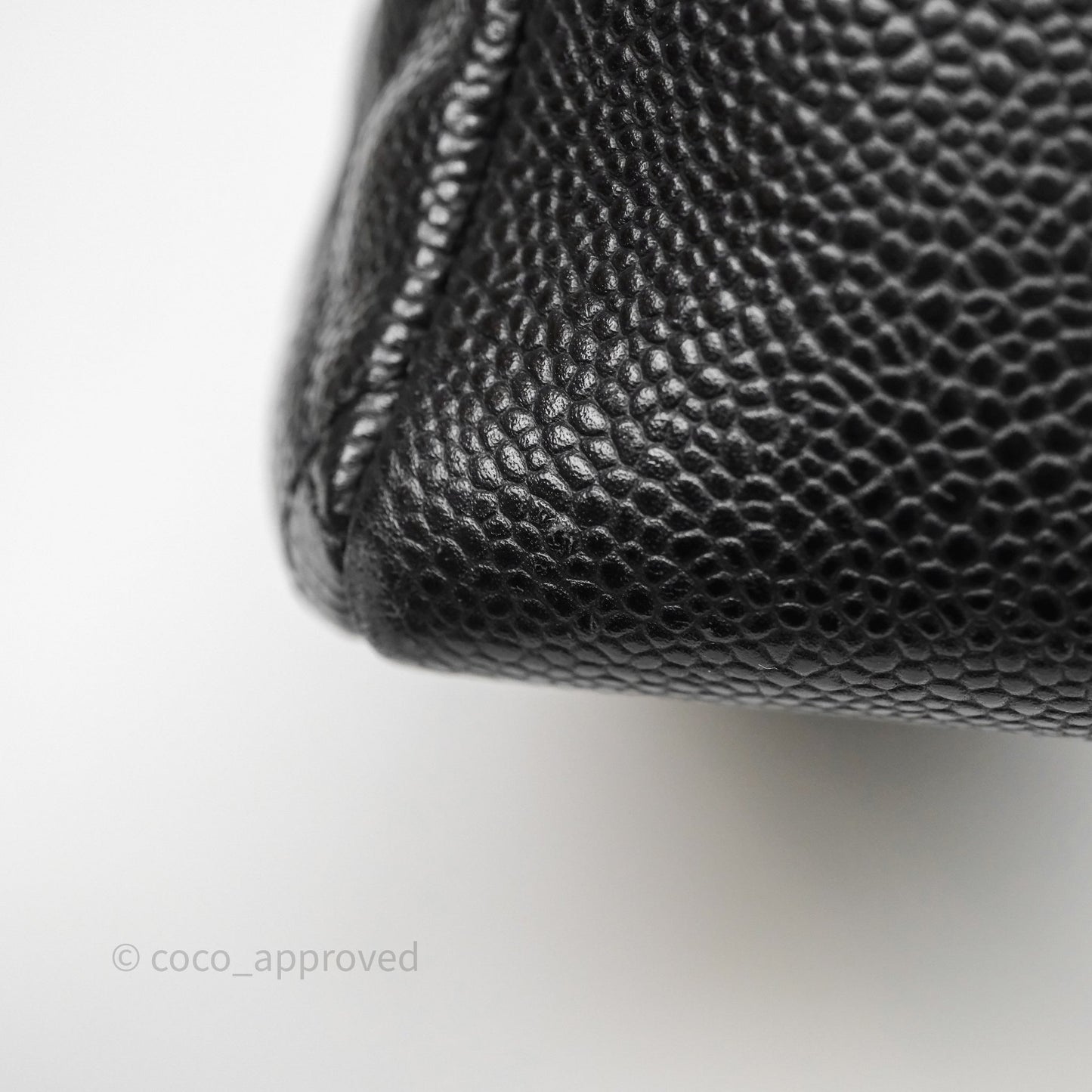 Chanel Vertical GST Black Caviar Gold Hardware