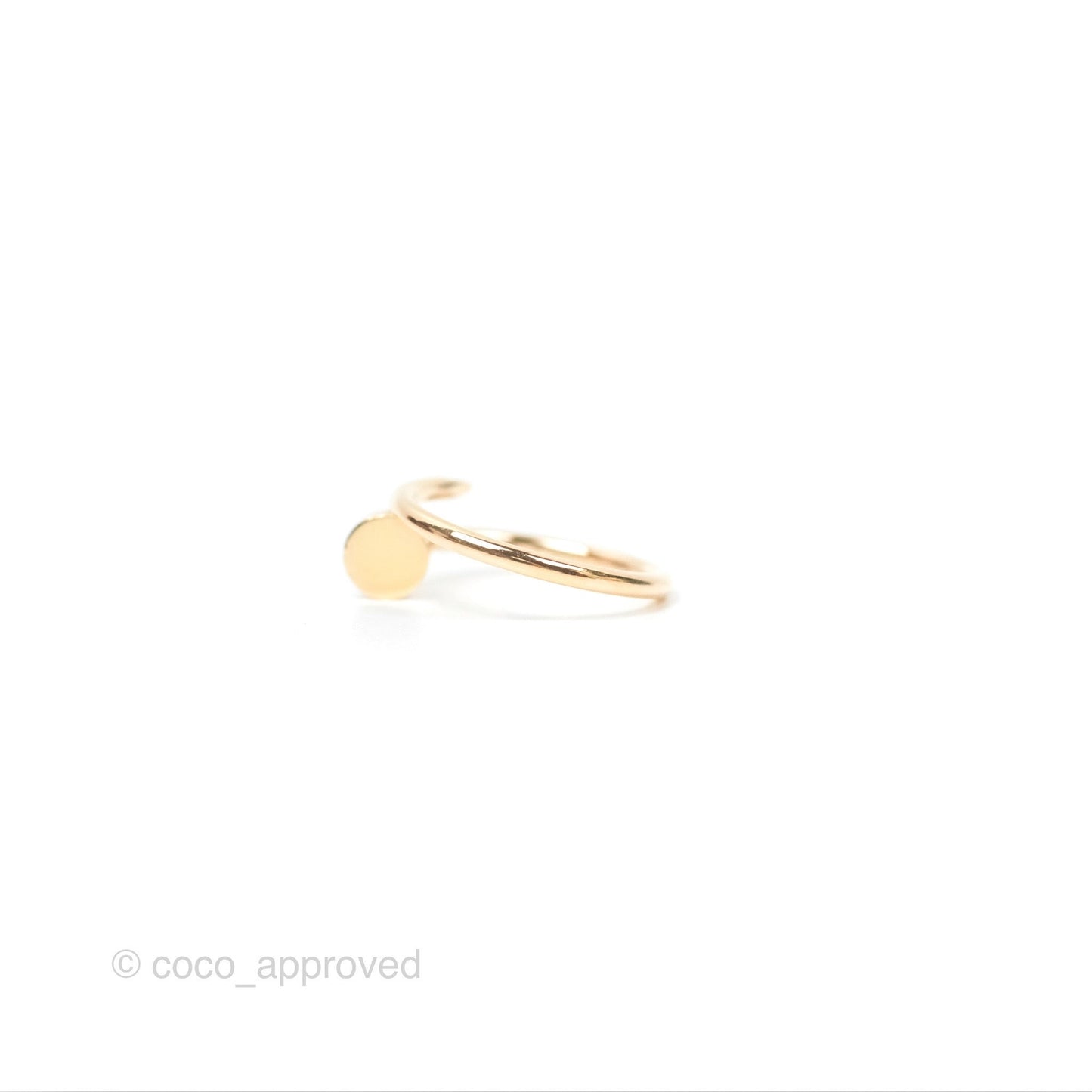 Cartier Love Band & Small Juste Un Clou Ring Set Rose Gold