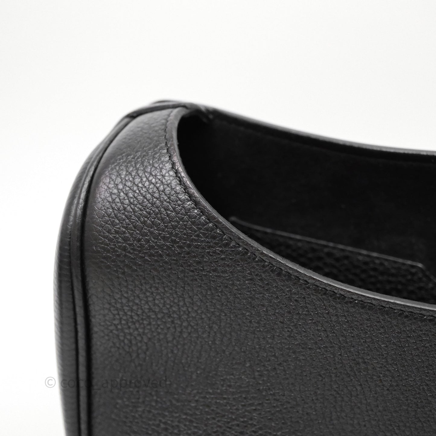 Christian Dior Large Bobby Flap Black Grained Calfskin