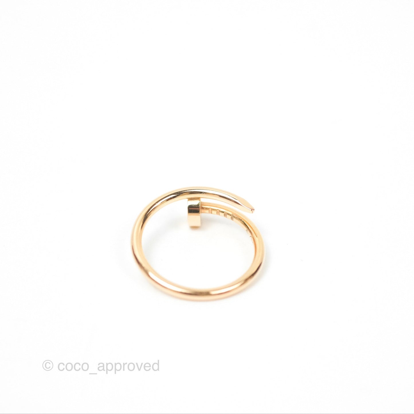 Cartier Love Band & Small Juste Un Clou Ring Set Rose Gold