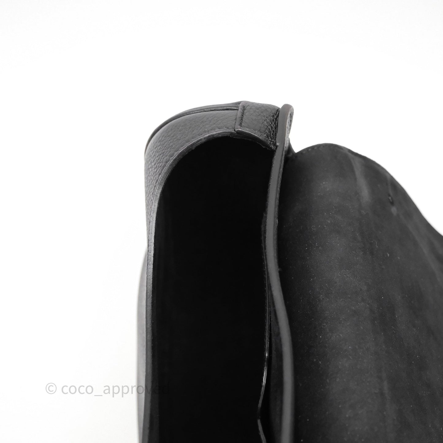 Christian Dior Large Bobby Flap Black Grained Calfskin
