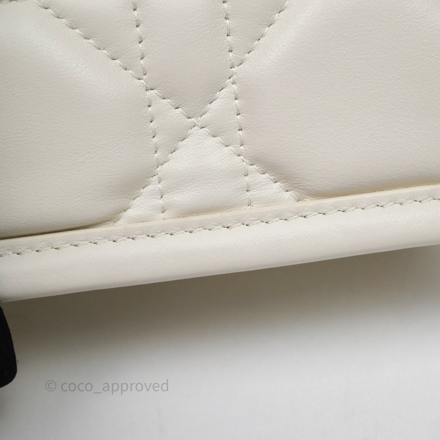 Christian Dior Mini Dior Book Tote Latte Macrocannage Calfskin Gold Hardware