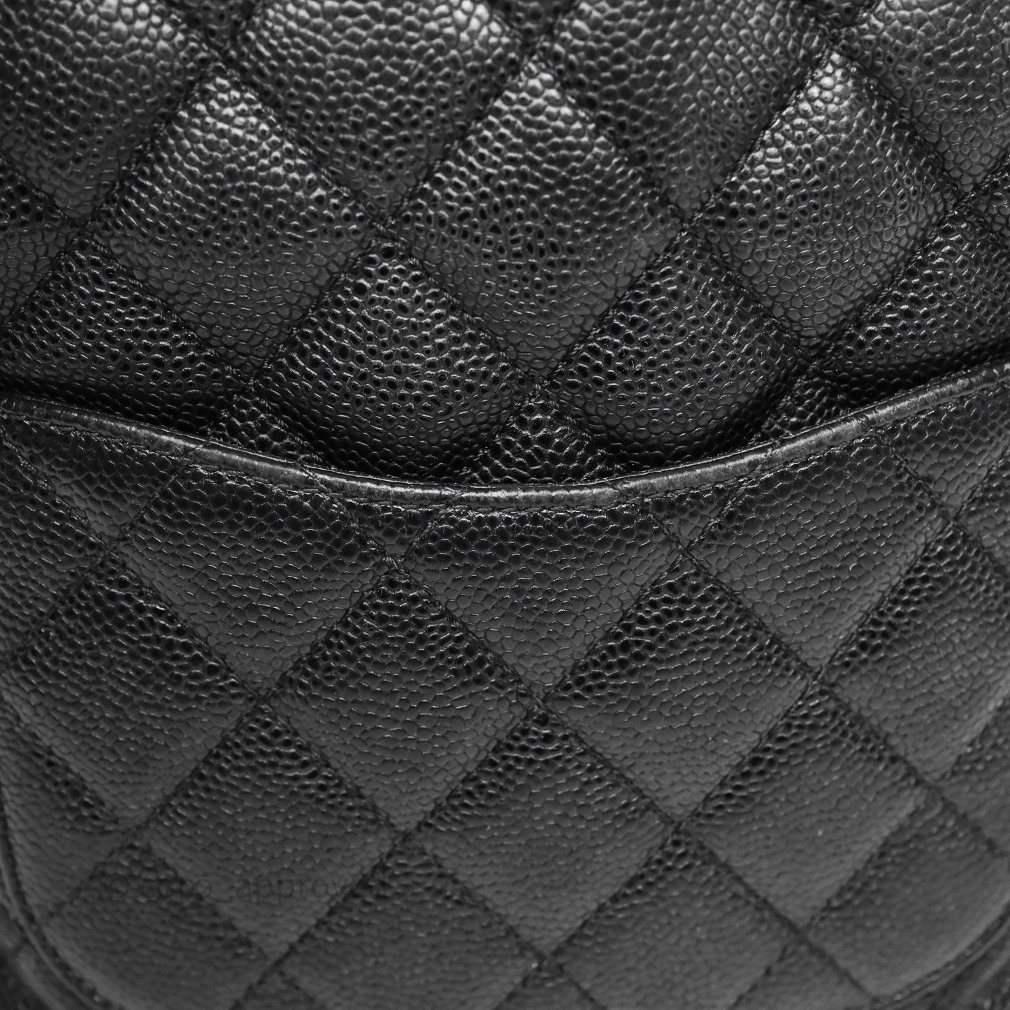 Chanel Vertical GST Black Caviar Gold Hardware