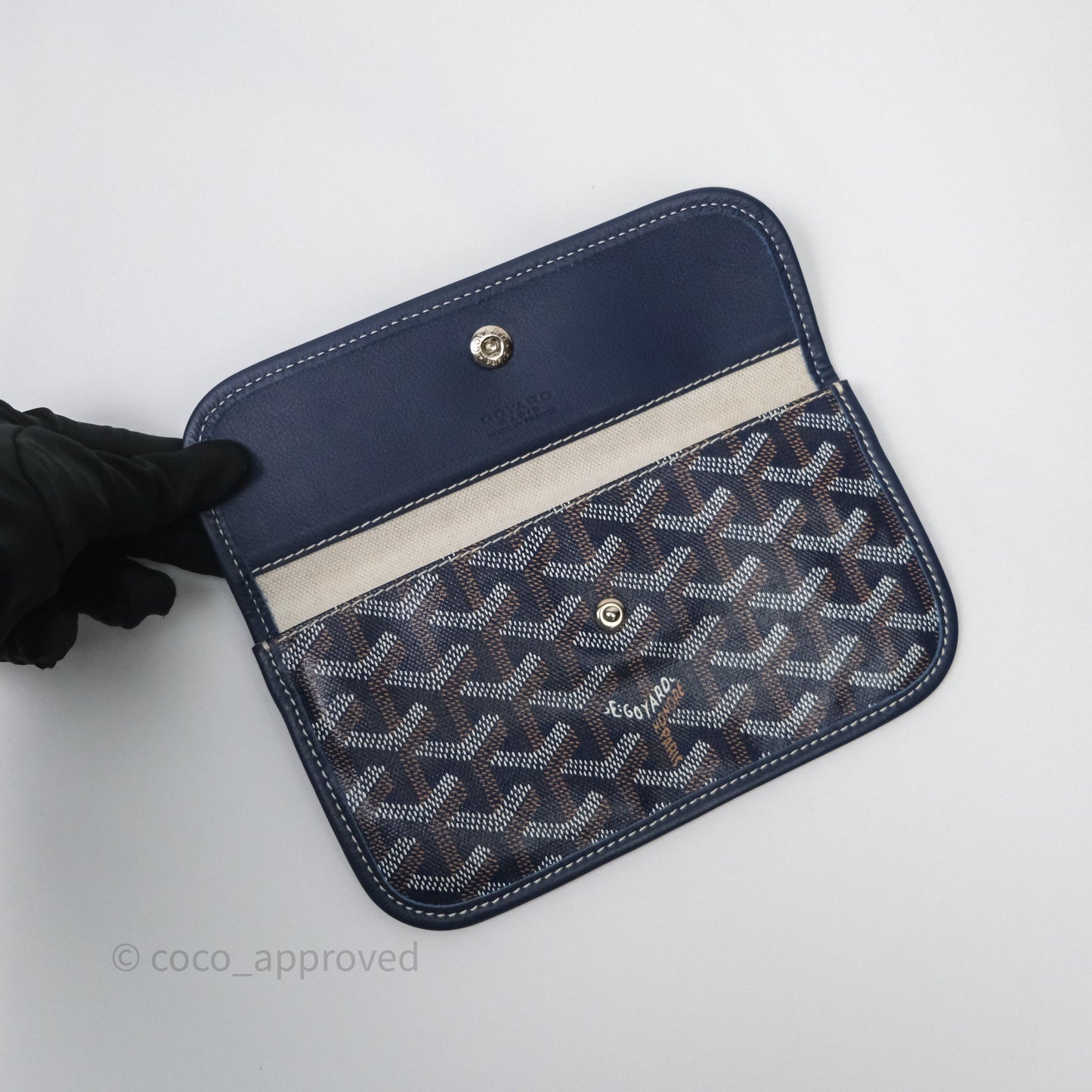 Goyard St Louis Tote PM Navy