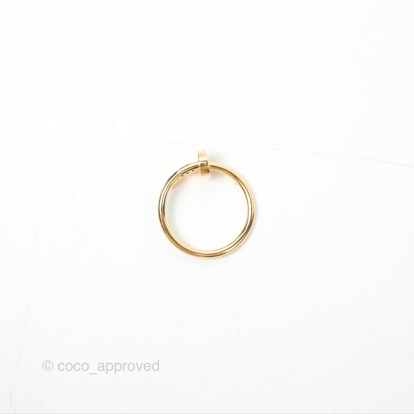 Cartier Love Band & Small Juste Un Clou Ring Set Rose Gold
