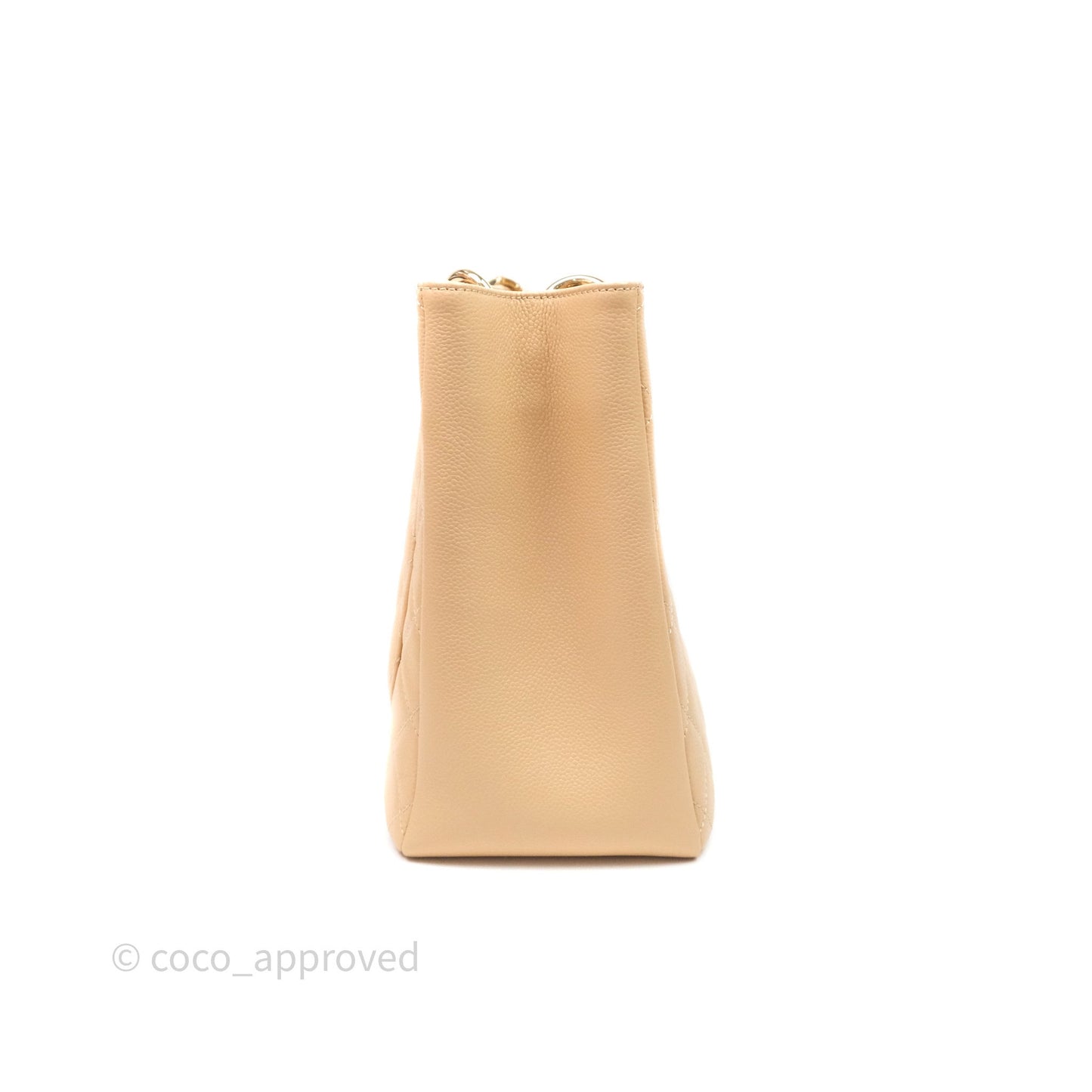 Chanel GST Beige Caviar Gold Hardware