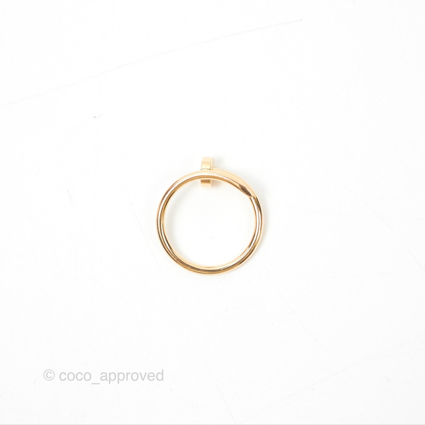 Cartier Love Band & Small Juste Un Clou Ring Set Rose Gold