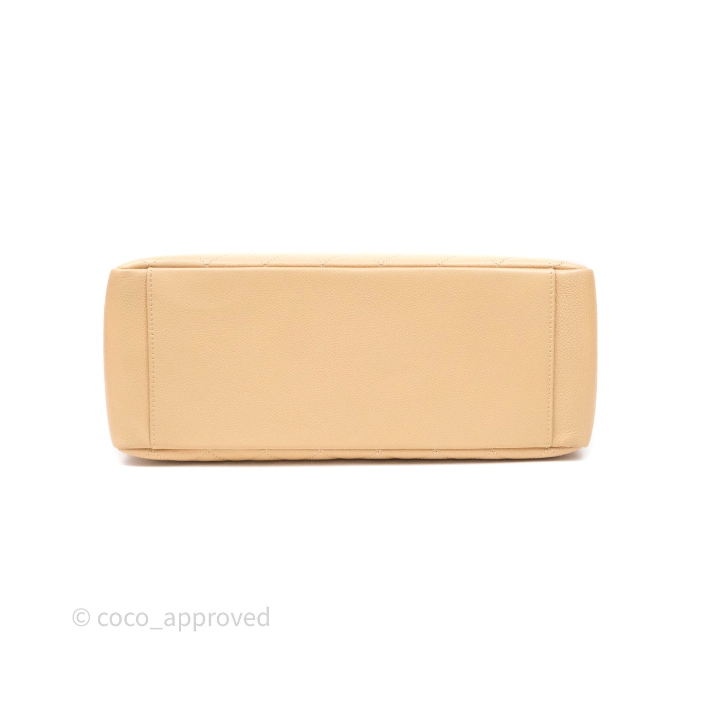 Chanel GST Beige Caviar Gold Hardware