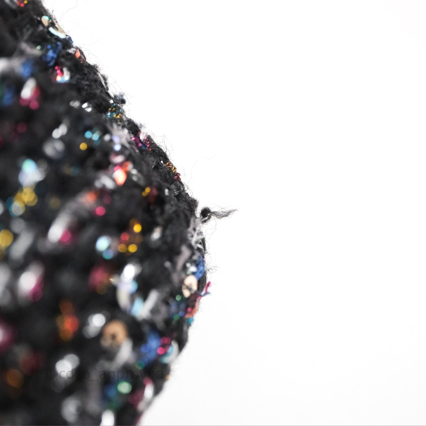 Chanel 19 Small Tweed Sequin Quilted Flap Black Multicolor Mixed Hardware