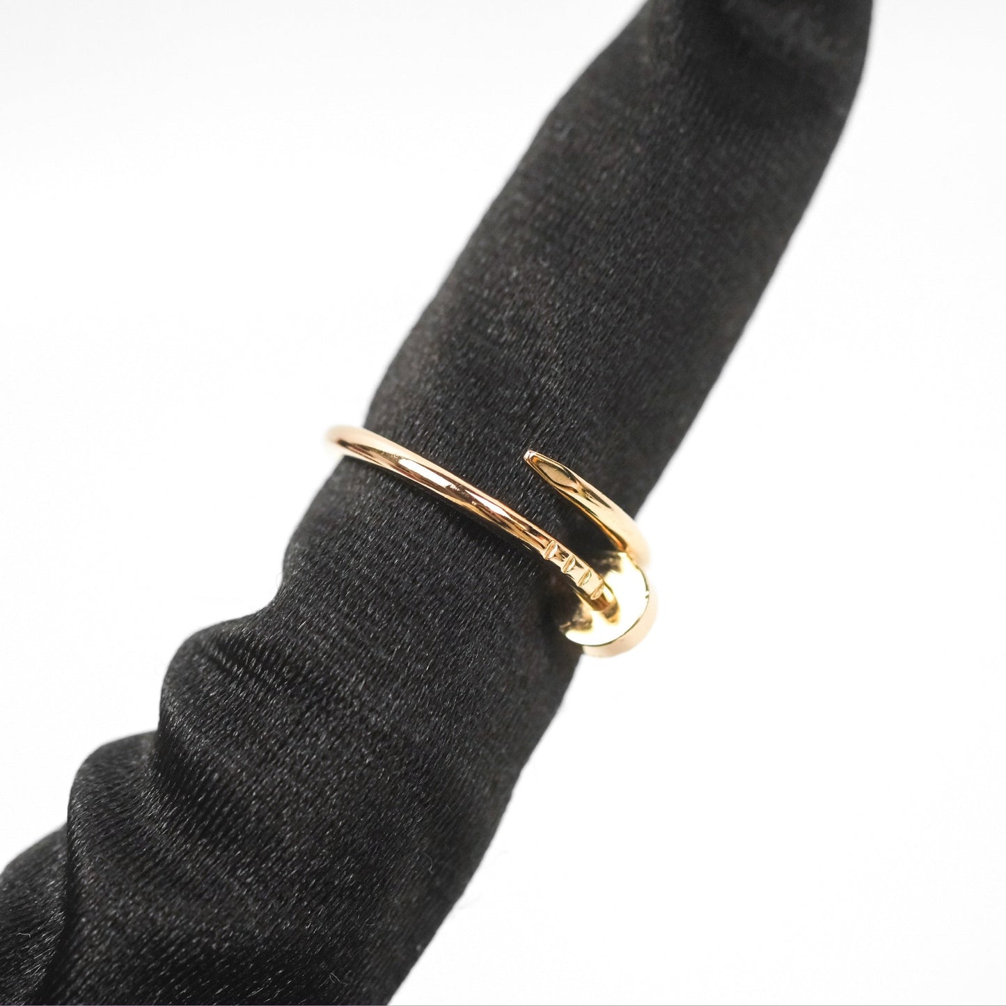 Cartier Love Band & Small Juste Un Clou Ring Set Rose Gold