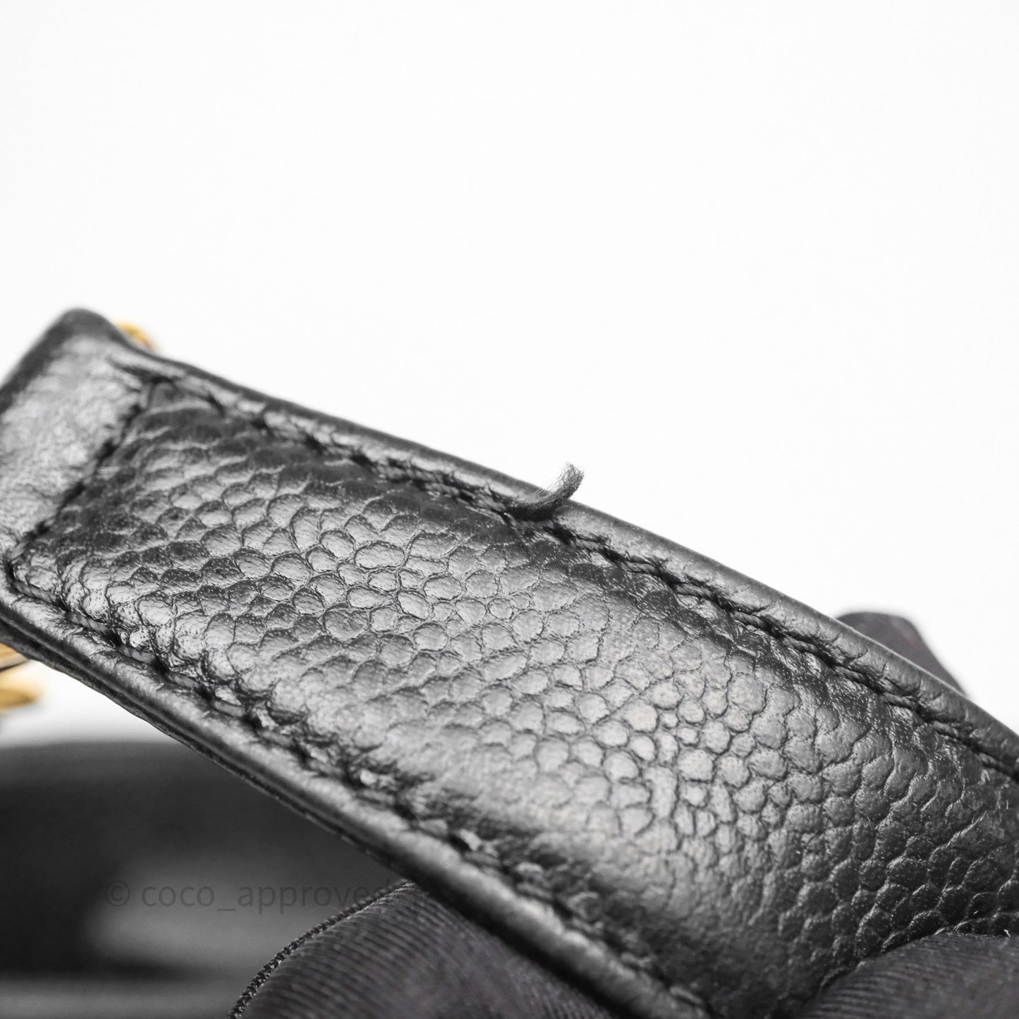 Chanel Vertical GST Black Caviar Gold Hardware
